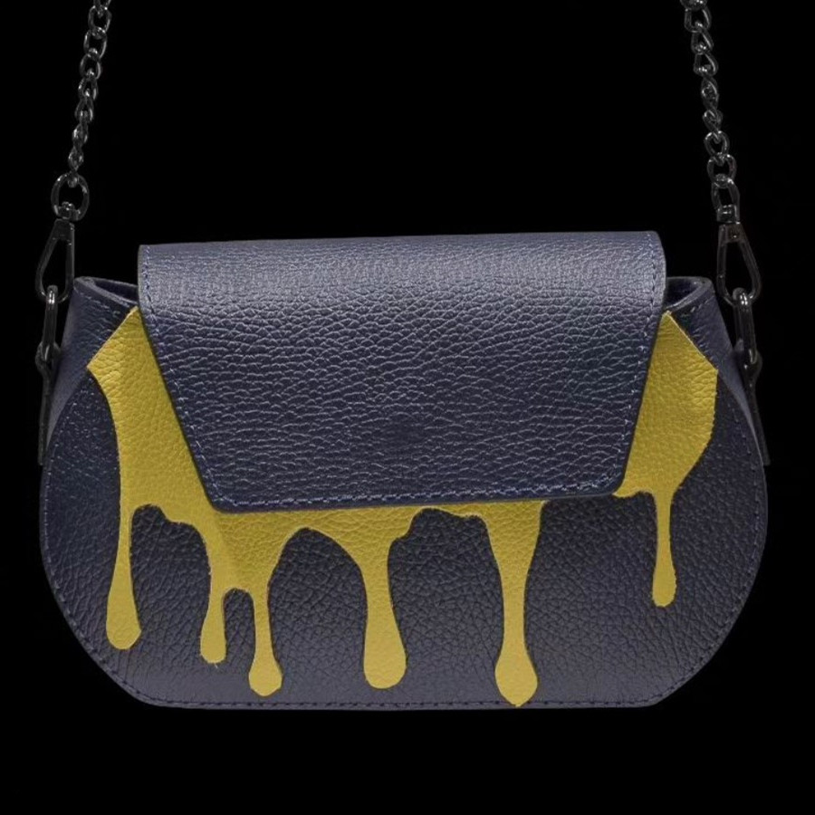 designer pebbled leather bag