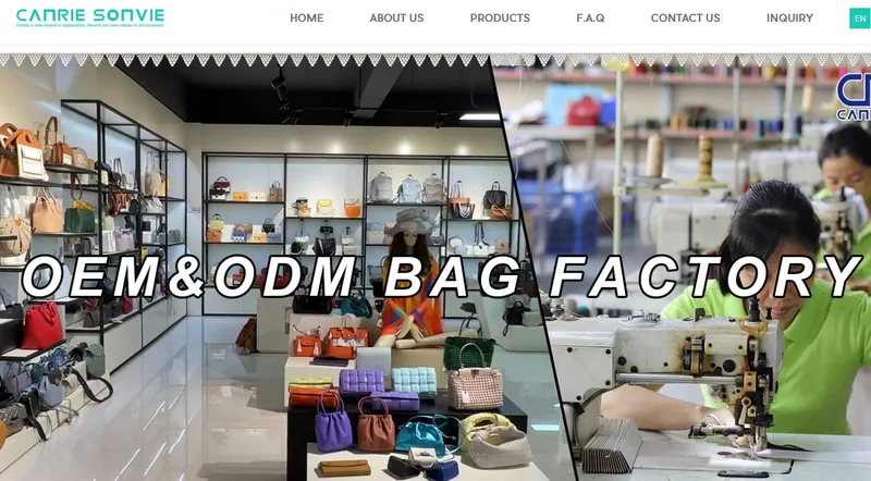 a genuine leather bag factory