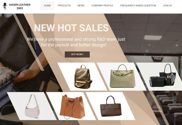 a reliable handbag factory