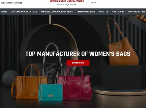 A professional manufacturer of women's handbags